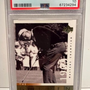 Jack Nicklaus 2001 Upper Deck Golf #107 Raro PSA 10 Gem Mint