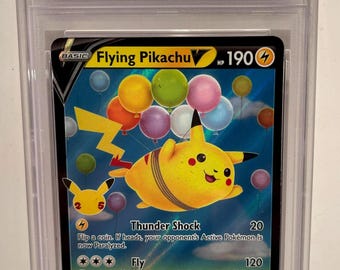 2021 Pokemon Celebrations #006 Flying PIKACHU V PSA 9 Mint Encased