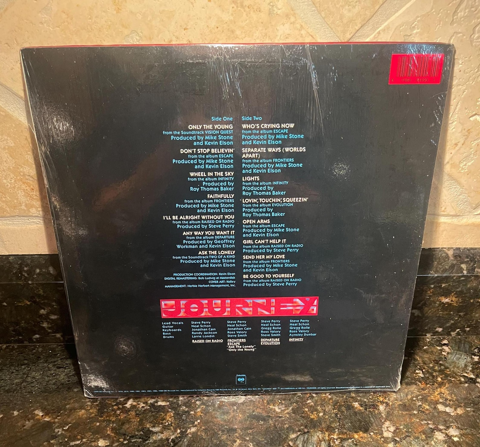 Journey "greatest Hits" Vinyl Record LP Near Mint Sealed OOP 1988 ...
