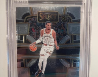 2023 Select Victor Wembanyama Rookie Card Spurs Beckett BGS 9.5 (Nearly Pristine) - Graded Encased Hottest player in the hobby!