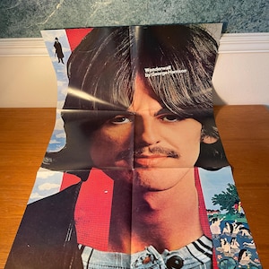 Vintage 1974 George Harrison Dark Horse Tour USA Poster A3