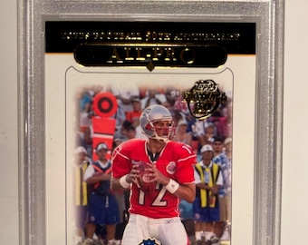 Tarjeta Topps de Tom Brady de 2005, número 352, PSA 10 Gem Mint, Nueva Inglaterra, calificada y encapsulada.