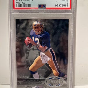 Dan Marino 2012 Fleer Retro #M-8 Metal Universe Pitt Panthers HOF PSA 9 Mint Rare
