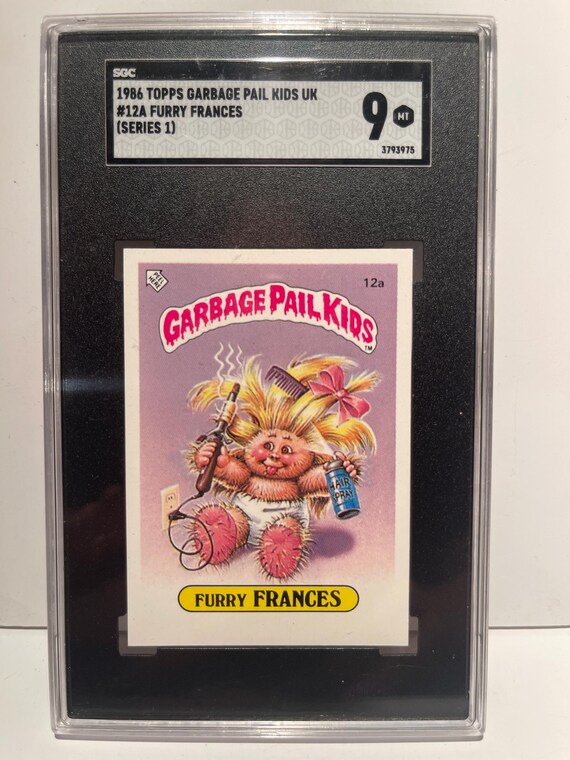 1986 Topps Garbage Pail Kids UK Mini's #12A Furry Francis SGC 9 Mint  Encased Rare - Etsy Ireland