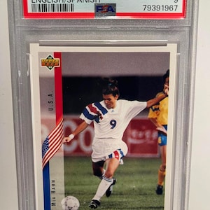 Mia Hamm 1994 Upper Deck World Cup Soccer #268 English/spanish PSA