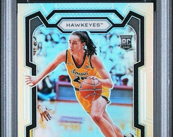 Escolhas do Draft Panini Prizm 2024: Caitlin Clark Prata #57 PSA 9 MINT Rookie RC