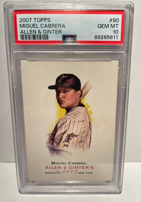 MIGUEL CABRERA 2007 Allen and Ginter PSA 10 Marlins - Graded 