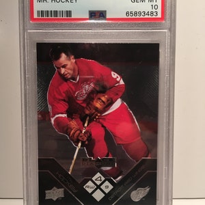 Gordie Howe 2008 Upper Deck Black Diamond PSA 10 &quot;MR HOCKEY&quot; - Rare Graded Encased