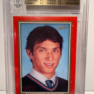 2005-06 Beehive #102 Alexander Ovechkin RC Rookie Red BGS 9.5 True Gem Mint Quad 9.5 Subs