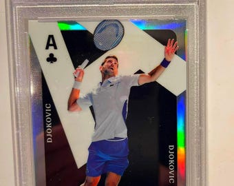 Novak Djokovic 2024 Topps Chrome Aces PSA 10 Gem MINT - Graded Encased Authenticated