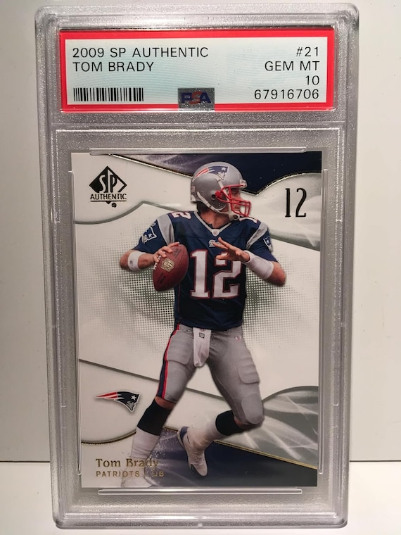 2枚限定 Topps Tom Brady トム ブレイディ 直書直筆サインカード
