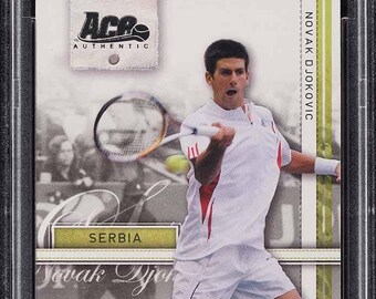 2007 レアPSA10‼️ルーキーカード　NOVAK DJOKOVIC RC Novak Djokovic 2007 Ace Authentic Straight Sets #16 PSA 9