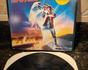 Back to the Future Soundtrack 1985 EX Condition - Old Stock Vinyl LP Record - Free Shipping!