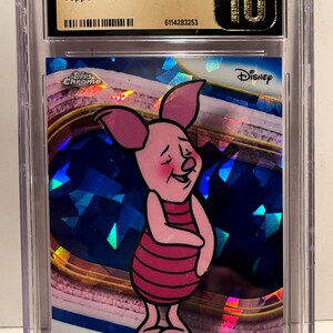 2025 Topps Chrome Disney Sapphire Piglet #144 Winnie the Pooh CGC