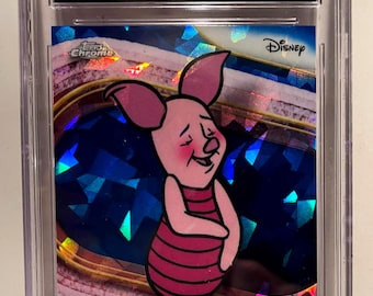 2025 Topps Chrome Disney Sapphire Piglet #144 Winnie the Pooh CGC