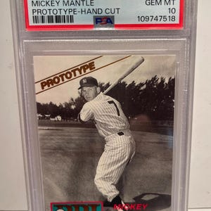 1952 Mickey Mantle Psa - Etsy