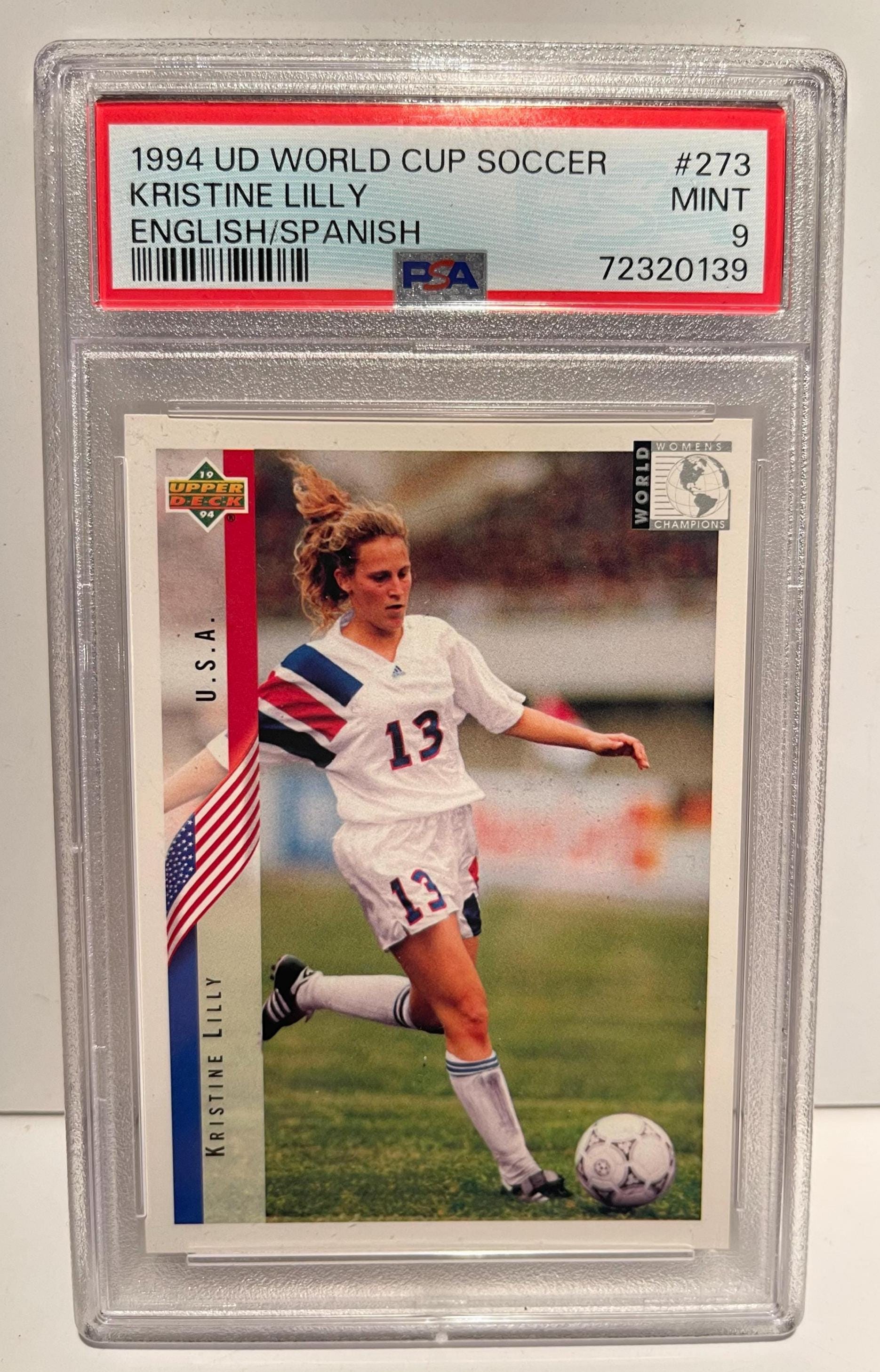 1994 Upper Deck World Cup Soccer #273 Kristine Lilly USWNT Rookie
