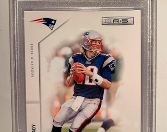 Tom Brady 2011 Panini Rookies and Stars PSA 10 Raro Encapsulado Calificado Autenticado GOAT