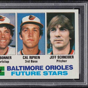 1982 Topps Orioles Future Stars #21 PSA 9 - Cal Ripken Jr Rookie Card MINT - Graded Encased