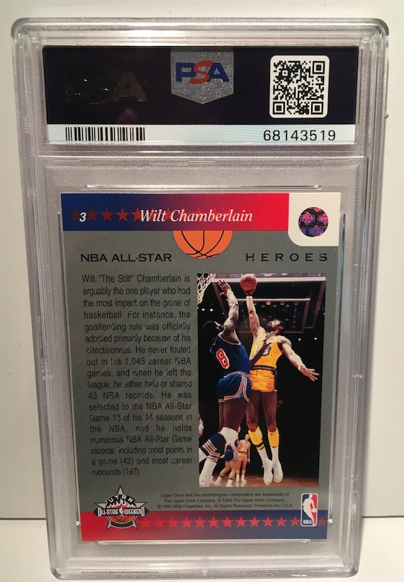 1992 Upper Deck All-star Weekend Wilt Chamberlain #3 PSA 10 Rare