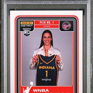 2024 Panini Instant WNBA Draft Night Caitlin Clark #DN1 PSA 10 Gem MINT Indiana Fever - Graded Encased