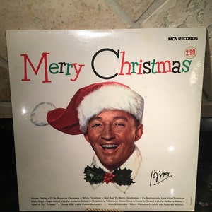 Bing Crosby "Merry Christmas" Sealed NOS condition Vintage Vinyl Record LP  - - Free Shipping