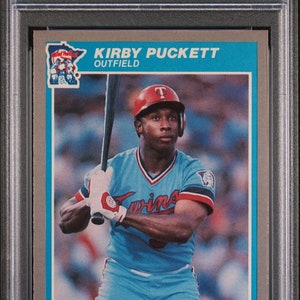 1985 Fleer Kirby Puckett PSA Mint 9 Rookie RC - Graded Encased