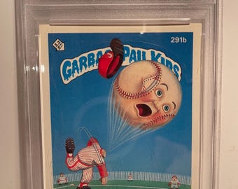 1987 Garbage Pail Kids Stickers &quot;Screwball Lew&quot; PSA Graded MINT - Graded Encased