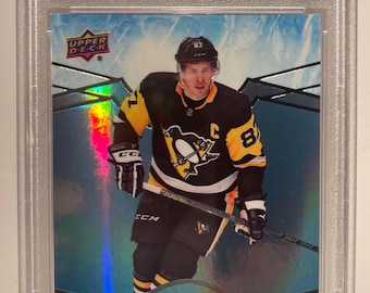 2018 Upper Deck Ice Sidney Crosby RC PSA 10 - Graded/Encased & Authenticated by Psa 10 Gem Mint