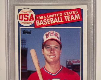 1985 Topps Mark Mcgwire #401 Rookie RC 1984 USA Olympic Baseball
