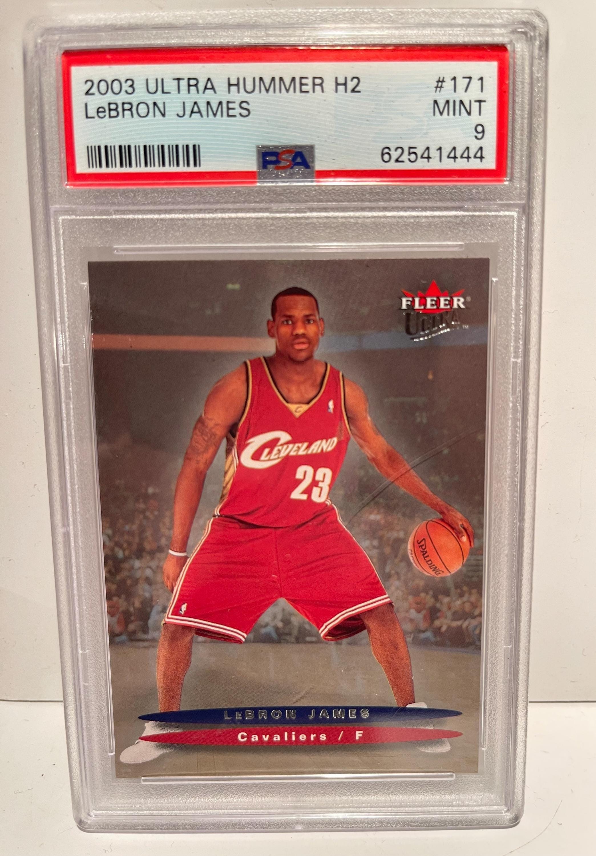 lebron james rookie card with hummer