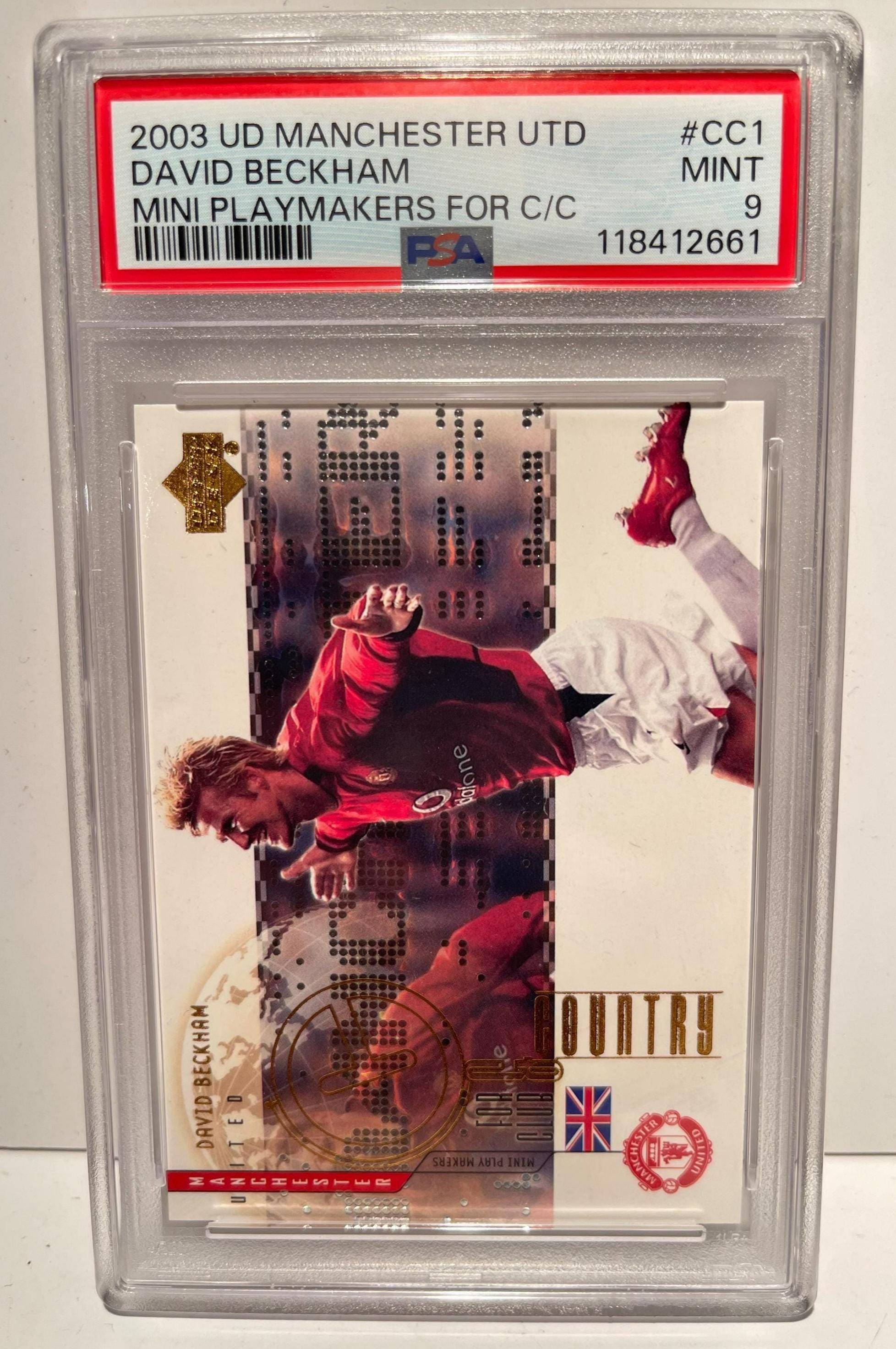マンチェスターユナイテッド2003シーズン デイビッド・ベッカム 2003年 Upper Deck デビッド・ベッカム マンチェスター・ユナイテッド