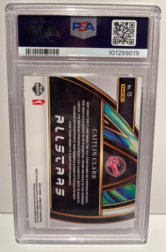 2024 Panini Instant WNBA #1 Caitlin Clark RC Rookie PSA 9 MINT