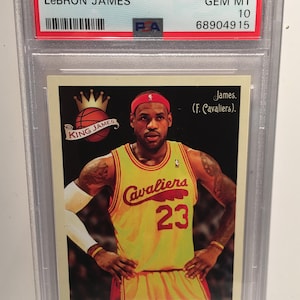 LeBron James 2009 Goodwin Champions #73 PSA 10 "King James" trading card- Graded Encased