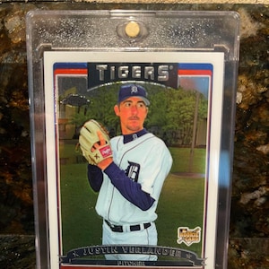 2006 Topps Chrome Justin Verlander Rookie Near Mint+ Tigers Astros