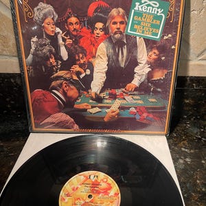 Kenny Rogers &quot;The Gambler&quot; Near Mint Vintage Shrink - Vintage Vinyl Record LP