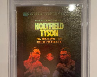 マイクタイソンvsイベンダーホリフィールド　ポスター イベンダー・ホリフィールドの耳 - マイク・タイソンがかじった後