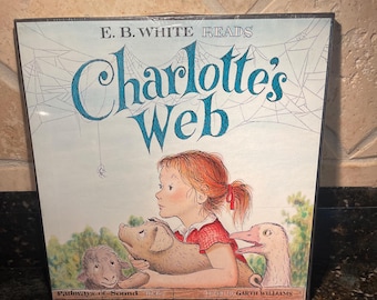 Charlotte's Web  - Sealed Rare Boxed Set Book on Vinyl - EB White Read