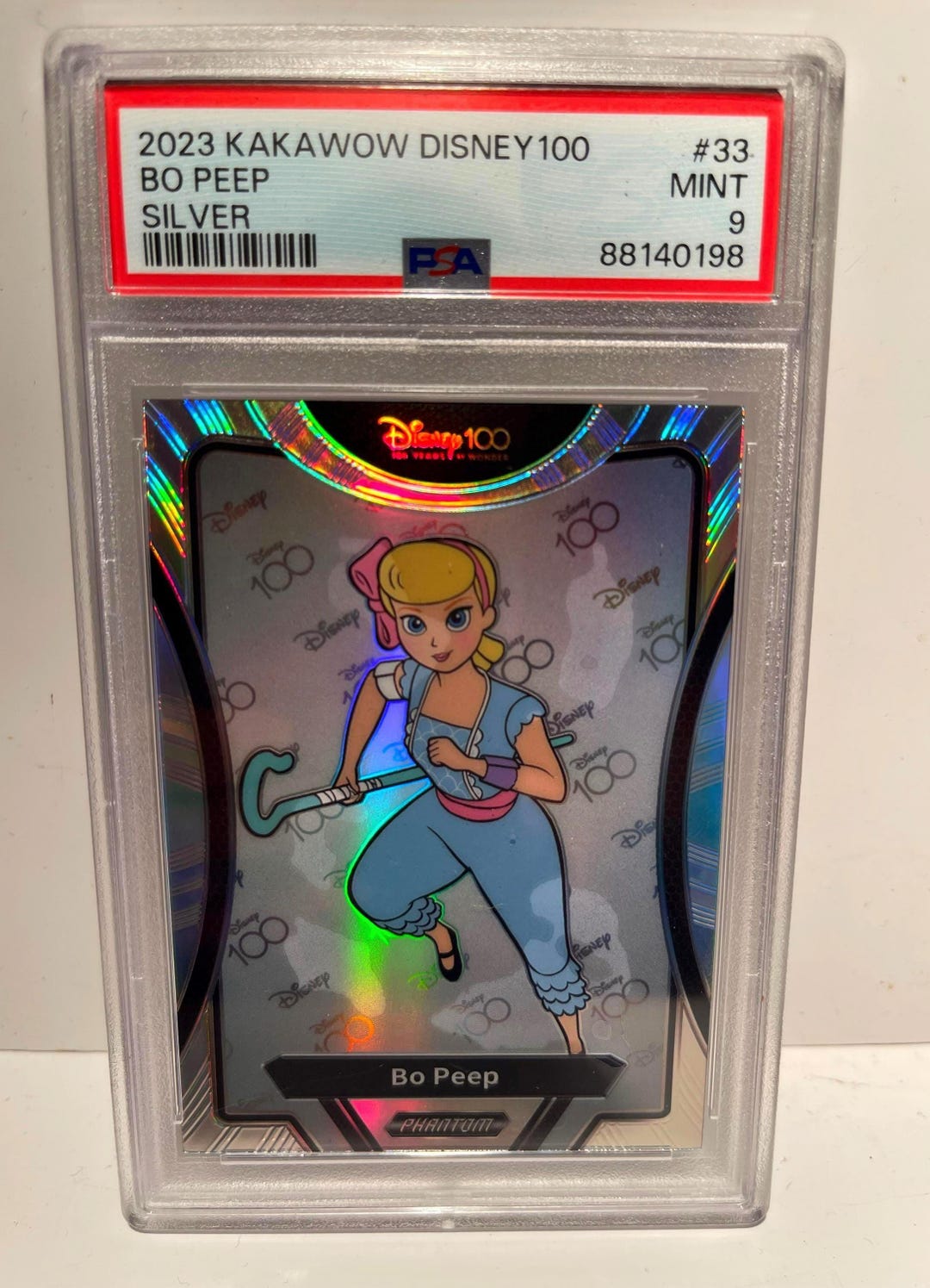 KAKAWOW Disney100 TOY STORY トレーディングカード 2023 Kakawow Disney 100 PSA 9 MINT #33 Bo Peep Toy Story Silver
