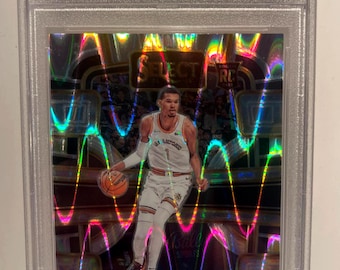 2023 Select Victor Wembanyama Techtonic Prizm Rookie Card Spurs PSA 10 - Graded Encased Hottest Player in the Hobby!