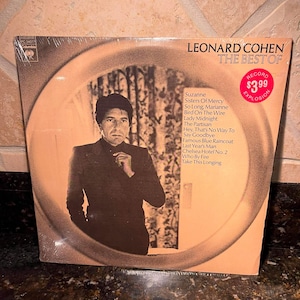 Leonard Cohen &quot;The Best of&quot; LP Sealed NOS 1970s Columbia Vinyl Record