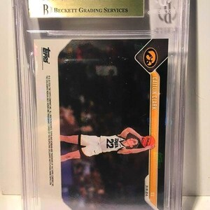 2023 Bowman U Now #63 Caitlin Clark "Breaks Curry's Single Season NCAA Three Point Record" BGs 10 Pristine Rookie Card - Graded Encased image 2