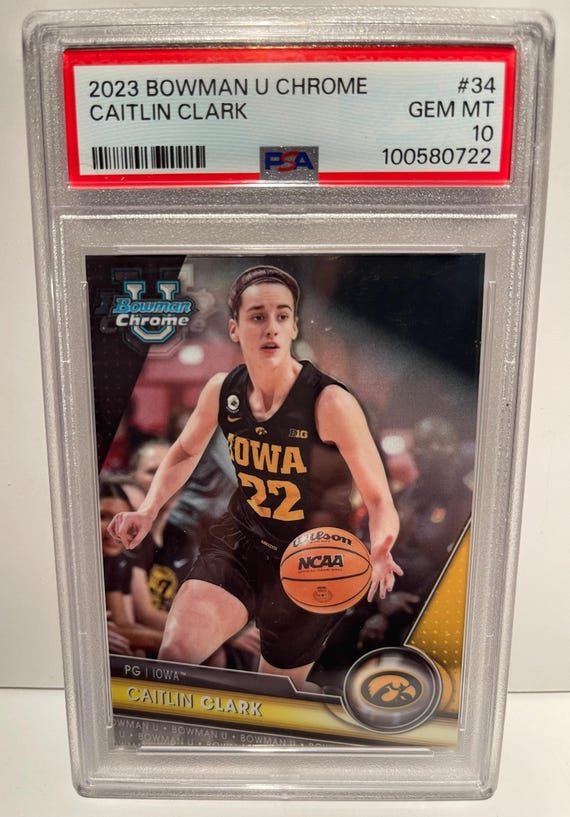 caitlin clark graded rookie card Numbers Explode CAITLIN CLARK Graded 2024 Panini Select WNBA