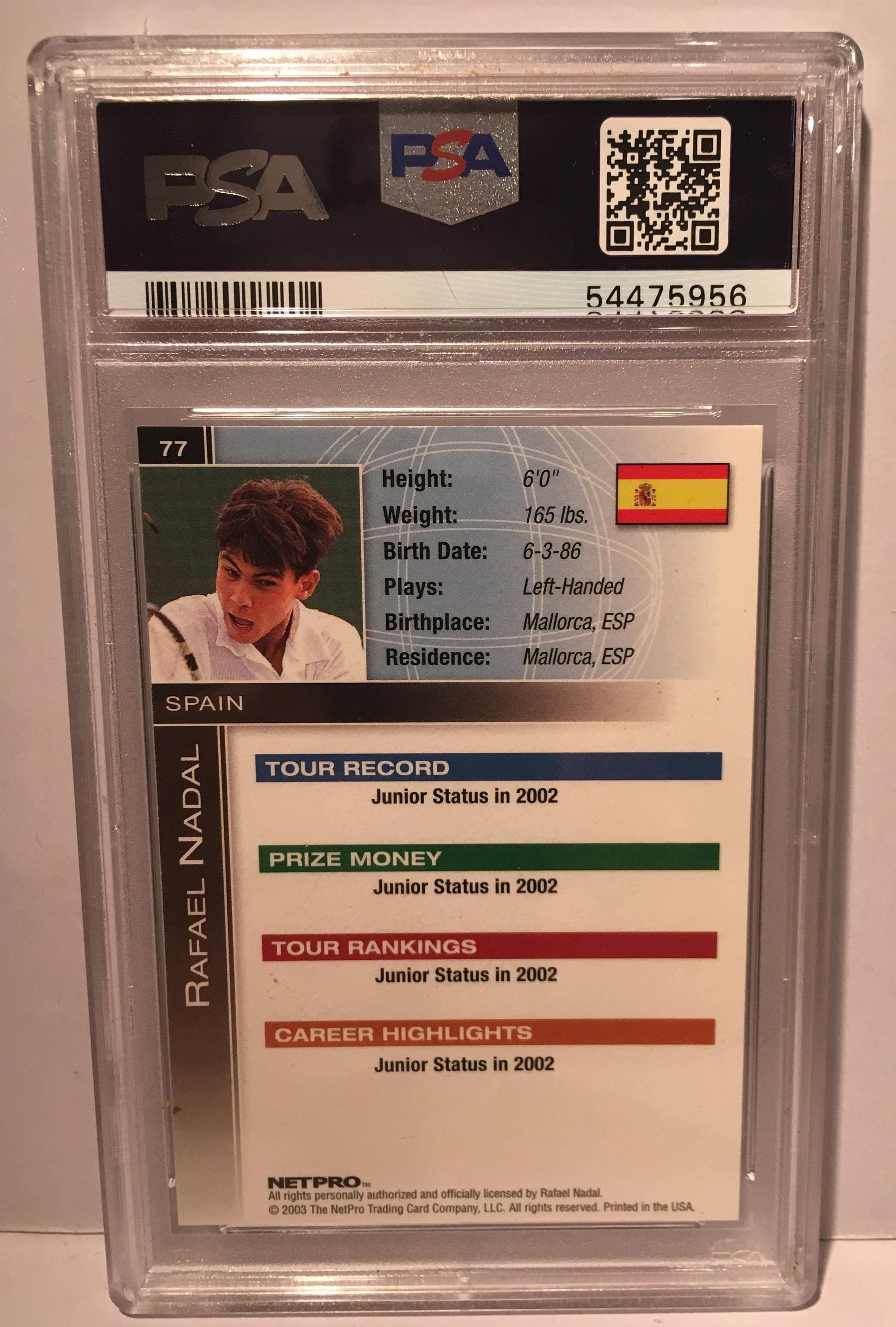 ラファエル・ナダル 2003 ネットプロ インターナショナルシリーズ