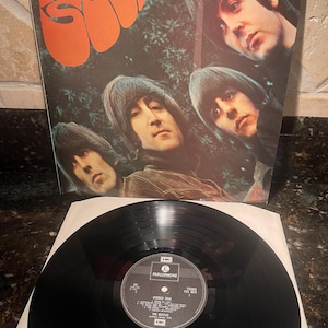 Beatles Rubber Soul EX LP Vinyl Record - Vintage Classic - Free Shipping