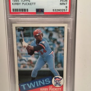 1985 Topps Kirby Puckett RC Rookie Mint PSA 9 #536 HOF Legend