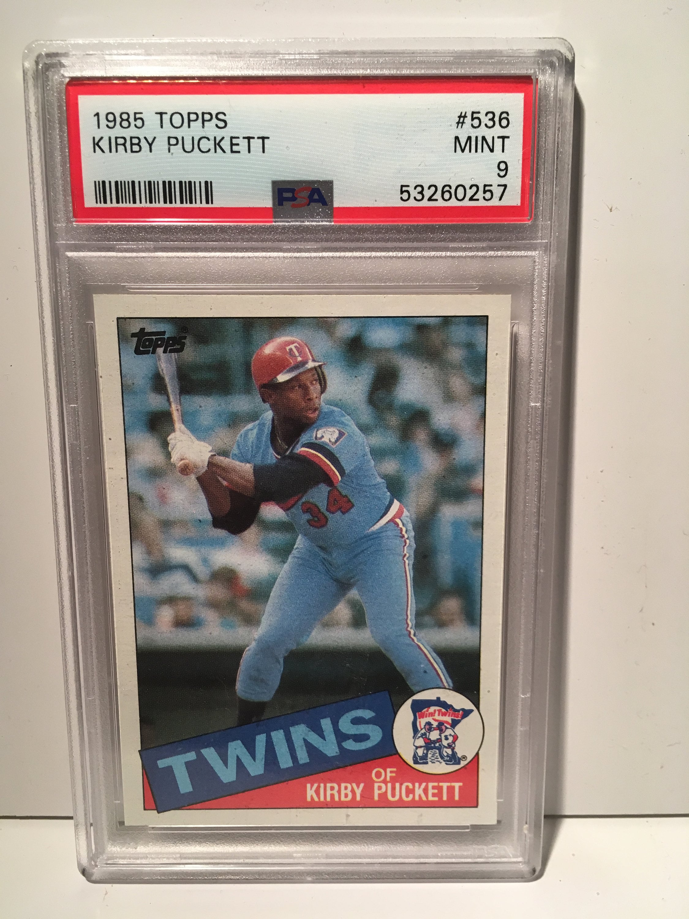 1985 Topps Kirby Puckett RC Rookie Mint PSA 9 #536 HOF Legend - Etsy