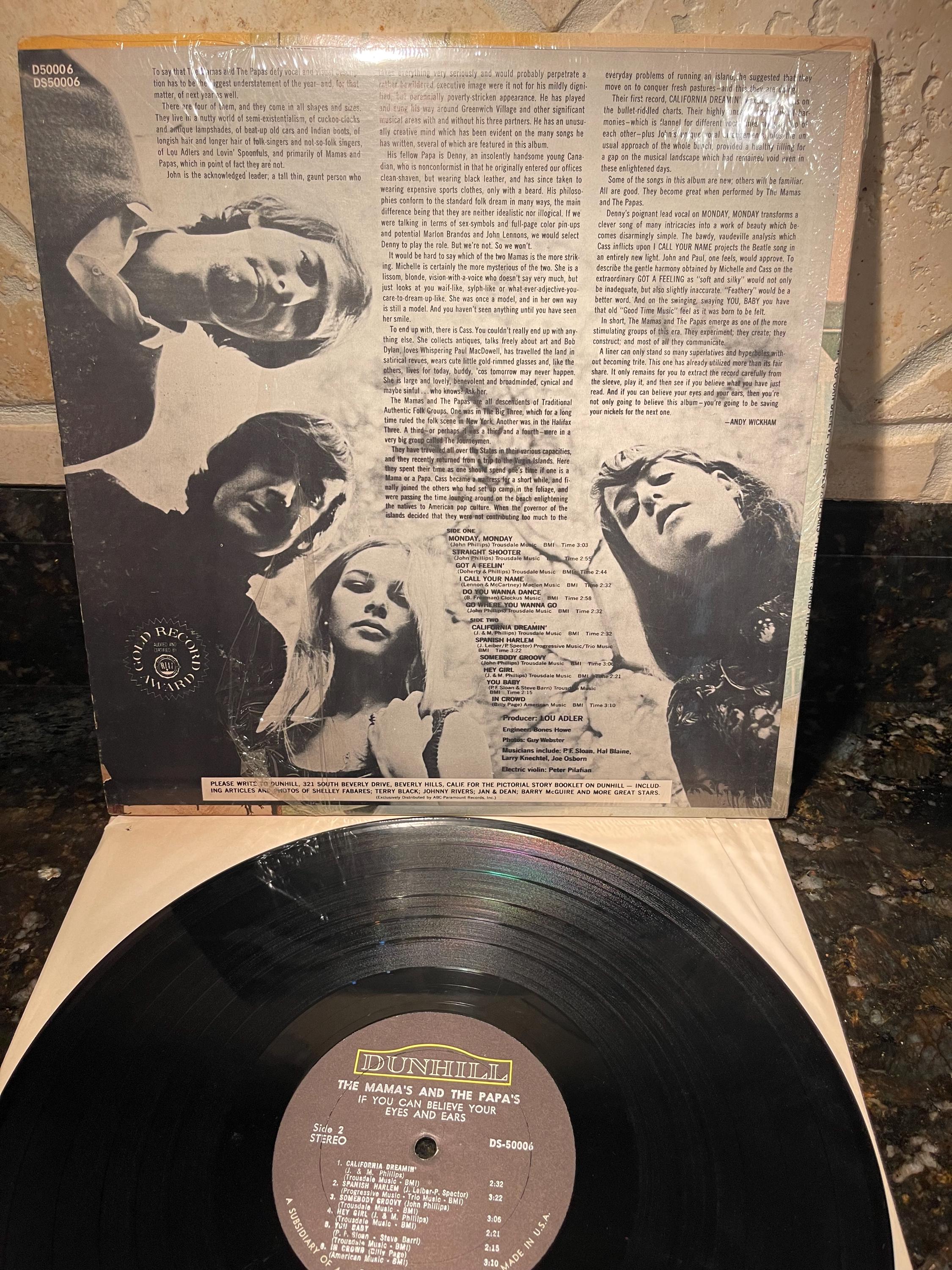 Mamas & the Papas -- If You Can Believe Your Eyes and Ears