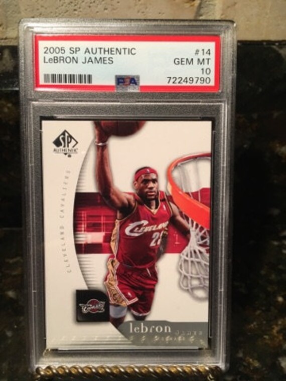 2005 SP Authentic 14 Lebron James PSA 10 GOAT - Etsy