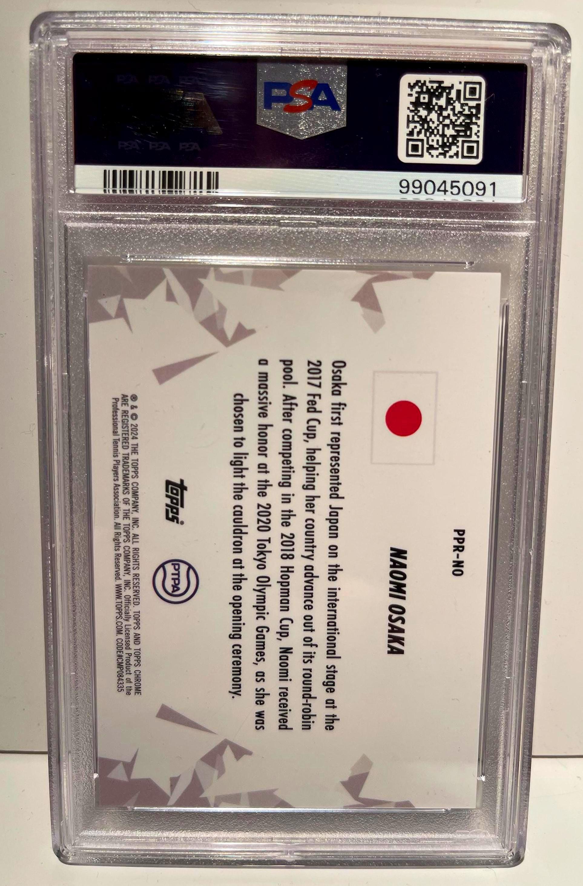 Naomi Osaka 2024 Topps Chrome Tennis Patriotic Pride #PPRNO Rare